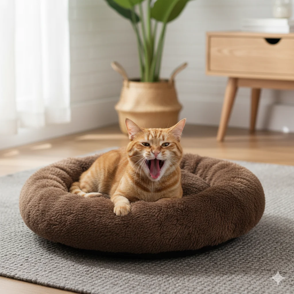 Round Donut Washable Orthopaedic Both Side usable Pet Bed I Dog Bed I Cat Bed Dog/Cat Bed for Small Medium Dog Cats Puppy and Labrador, German Shepherd and Beagle Like pet. - Image 3